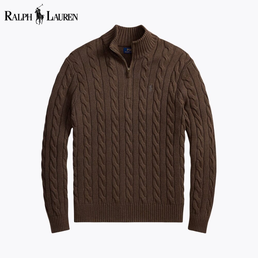 RL Heritage Cable Quarter-Zip Sweater