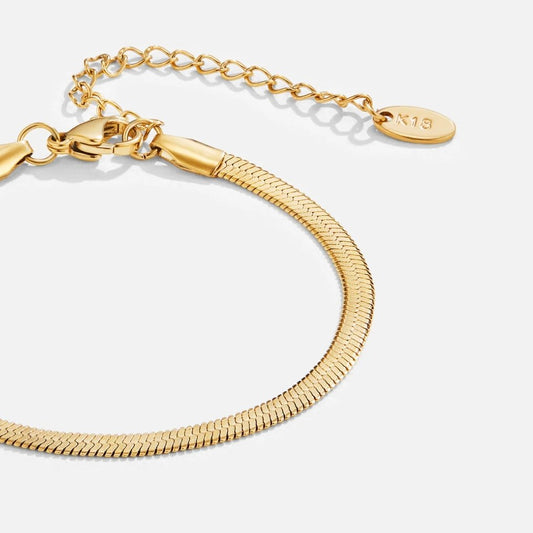 Snake 18K Gold Bracelet